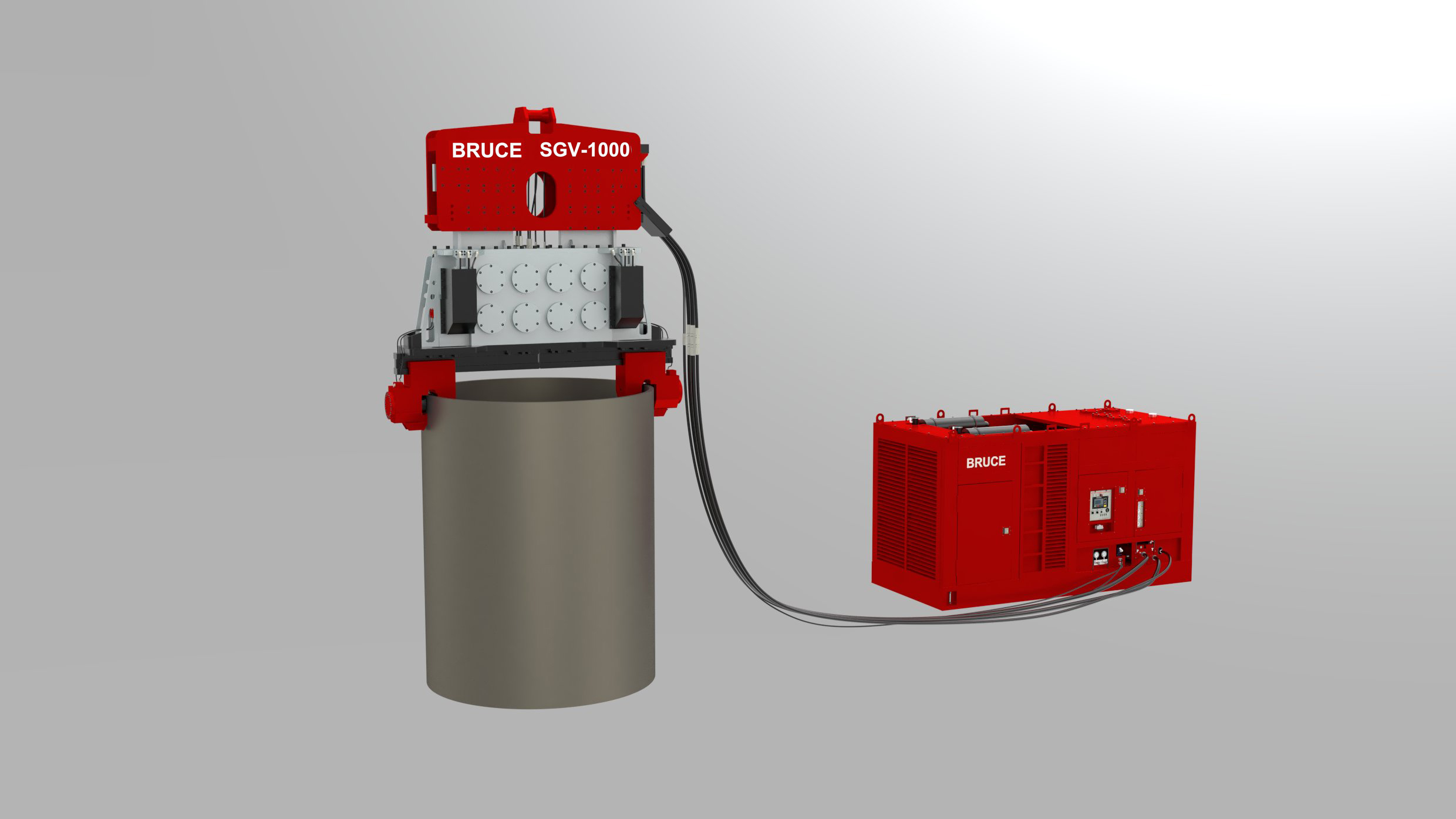 Vibro Hammer BRUCE SGV-1000 Double Clamp