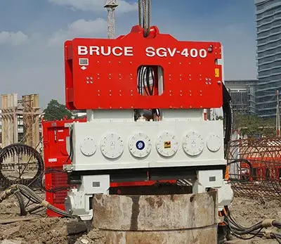 Hydraulic Vibratory Hamme-BRUCE SGV-400 Vibratory Hammer
