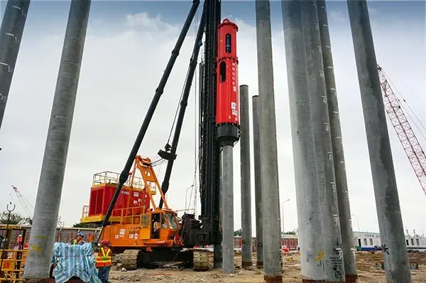 Hydraulic Pile Hammer-HIGH ENERGY EFFICIENCY & ENERGY TRANSFERRING EFFICIENCY