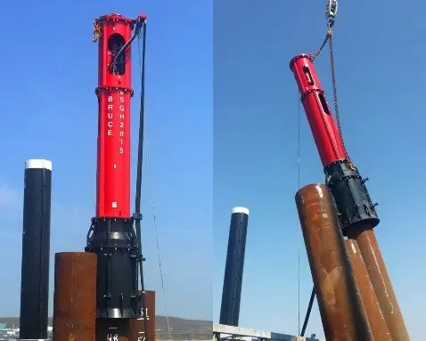 Hydraulic Impact Pile Hammer-VARIOUS HAMMER MOUNTING TYPE