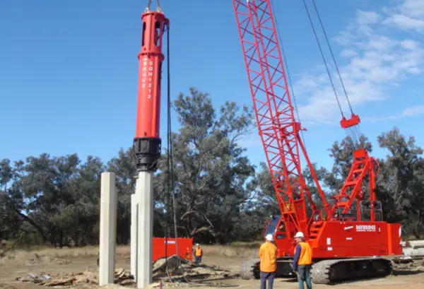 Hydraulic Impact Pile Hammer - BRUCE Piling Hammer