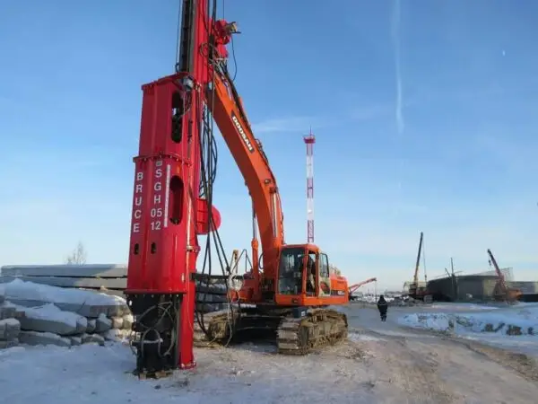 Excavaotr Mounted Impact Pile Hammer-636