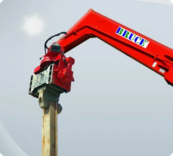 Bruce excavator mounted vibro-tilting-Vibratory Hammer