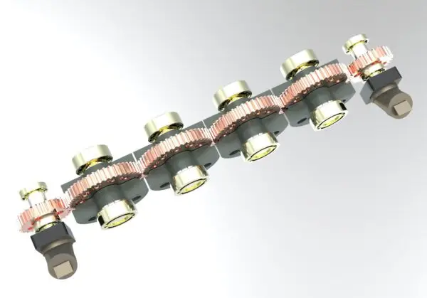 Hydraulic Vibratory Hammer-PROOF ECCENTRIC CONCEPT OF A GEAR