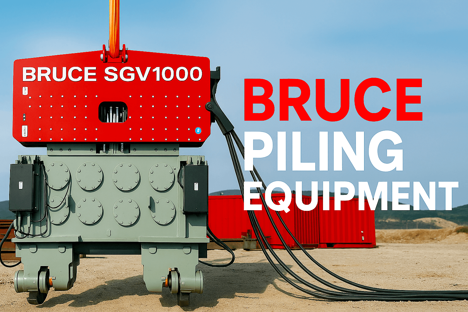 bruce-vibratory-hammer-installation-on-steel-pile