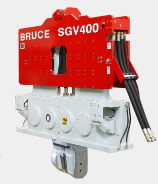 Bruce SGV-1000 vibro hammer technical specification sheet eccentric moment
