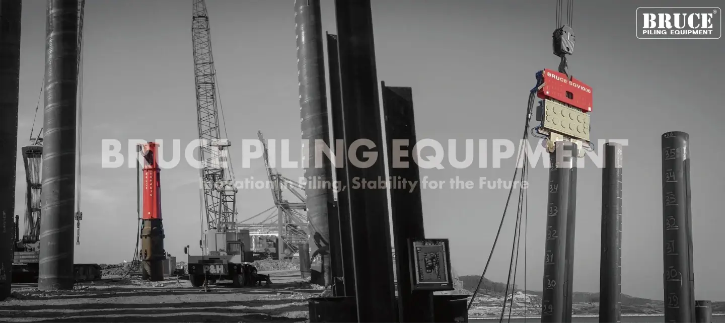 BRUCE Piling Equipment — Hydraulic Vibro Hammer and Hydraulic Pile Hammer Deep Foundation Lineup 2026